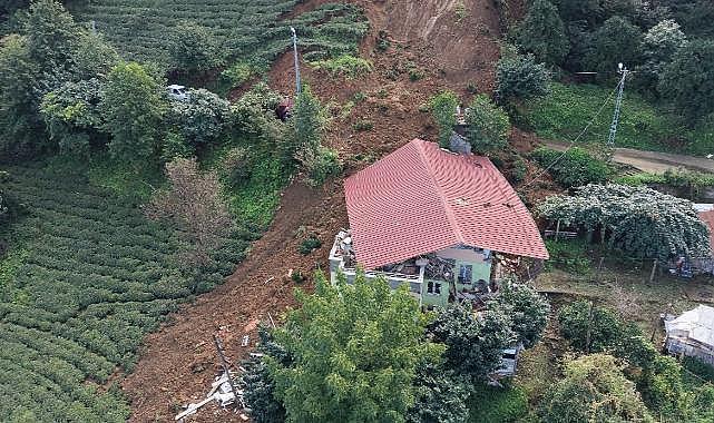 Rize’de şiddetli yağış ve heyelanın bilançosu netleşiyor