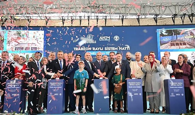 Trabzon’un yarım asırlık hayali raylı sistemin temeli atıldı