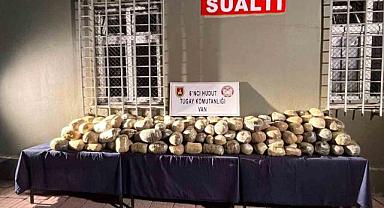 Van’da gerçekleştirilen uyuşturucu operasyonunda 412 bin 741 gram uyuşturucu madde ele geçirildi