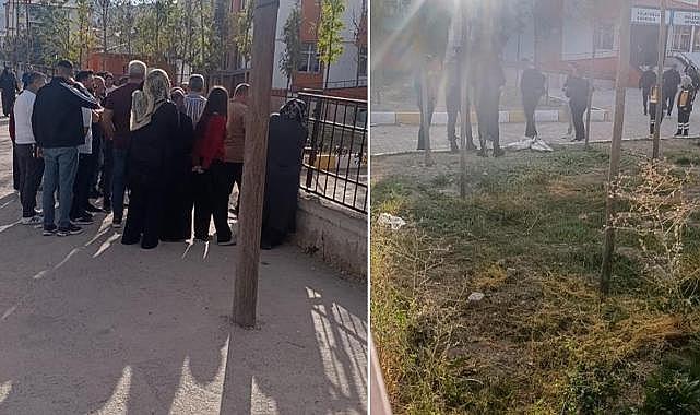 Van'da korku dolu anlar! Kız öğrenci okula pompalı tüfekle geldi