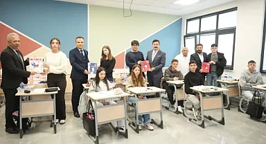 Yenişehir'de üniversite hazırlığa 3 bin kitap desteği