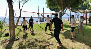 14 ülkeden gençler Antalya’da buluştu