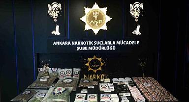Ankara’da uyuşturucu operasyonlarında 95 şüpheli gözaltına alındı