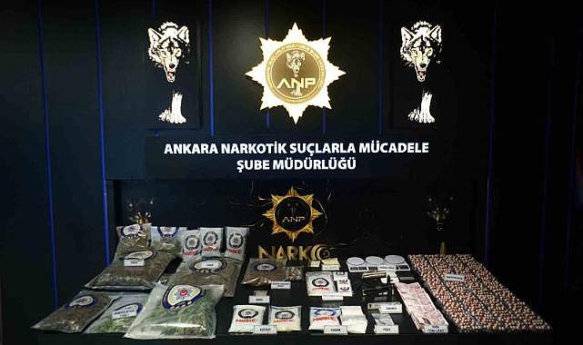 Ankara’da uyuşturucu operasyonlarında 95 şüpheli gözaltına alındı