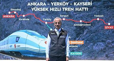 Ankara-Kayseri arası 1 saat 45 dakikaya düşecek