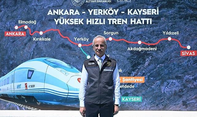 Ankara-Kayseri arası 1 saat 45 dakikaya düşecek