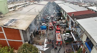 Başakşehir'de iş yerinde çıkan yangın söndürüldü