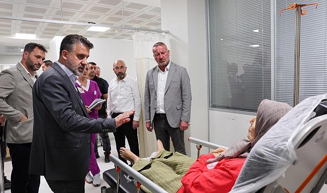 Başkan Vekili Biba, acı günde vatandaşları yalnız bırakmadı