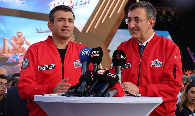 Bayraktar ve Cumhurbaşkanı Yardımcısı Yılmaz’dan ortak basın açıklaması
