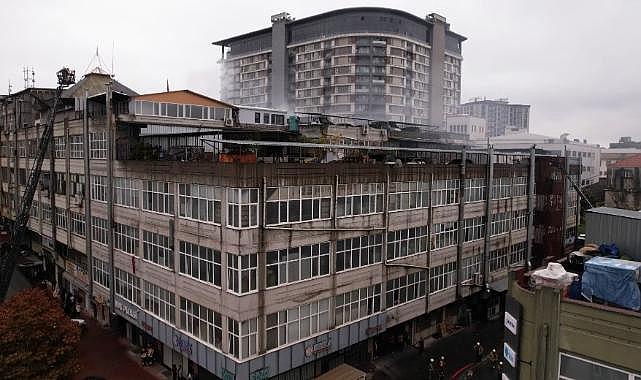Bayrampaşa’da sanayi sitesinde korkutan yangın