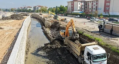 Bursa Büyükşehir'den Nilüfer'de kapsamlı dere ıslahı