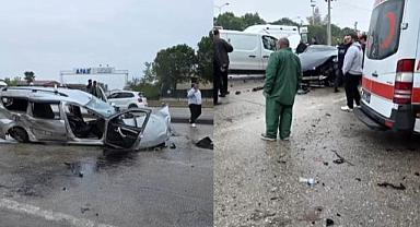 Bursa’da 5 araçlı zincirleme kaza: 5 yaralı