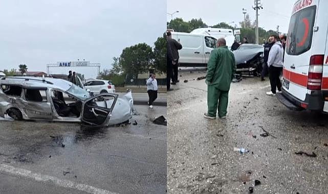 Bursa’da 5 araçlı zincirleme kaza: 5 yaralı