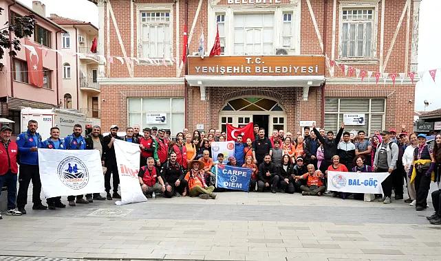 Bursa'da yüzlerce doğasever Yenişehir'de buluştu