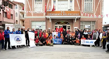 Bursa'da yüzlerce doğasever Yenişehir'de buluştu