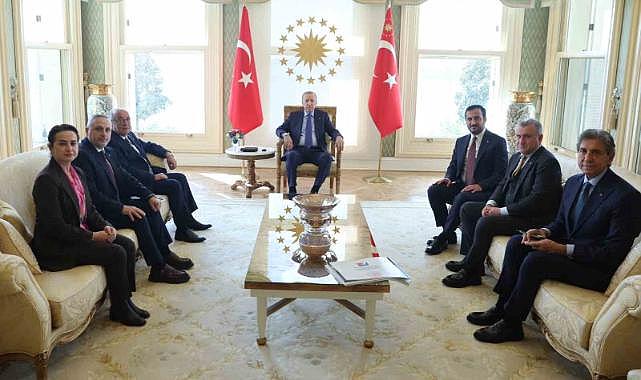 Cumhurbaşkanı Erdoğan, Şile Belediye Başkan Vekili Terzi’yi kabul etti.