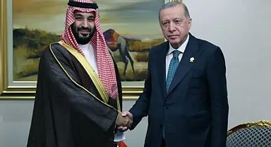 Cumhurbaşkanı Erdoğan, Suudi Arabistan Veliaht Prensi Bin Selman ile görüştü