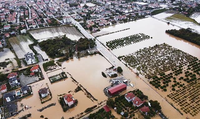 Dalaman'da Tersakan Deresi taştı: Evler ve tarım arazileri su altında kaldı