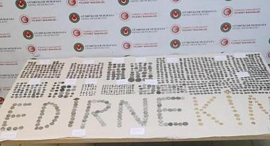 Edirne'deki sınır kapılarında 7 bin 160 parça tarihi eser ele geçirildi