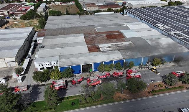 Gaziantep'te iplik fabrikasında çıkan yangın kontrol altına alındı