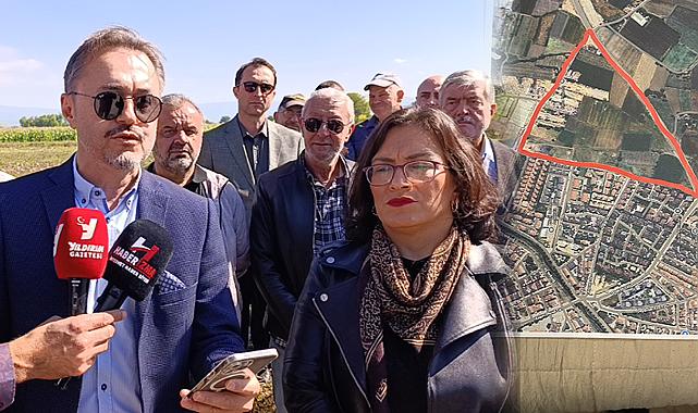 İnegöl'de 135 Bin Metrekarelik Tarım Alanına Depolama Planı: Mahalleli ve Mimarlar Odası Sahada