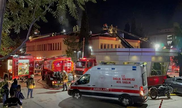 Koşuyolu Yüksek İhtisas Eğitim ve Araştırma Hastanesi’nin çatısında yangın