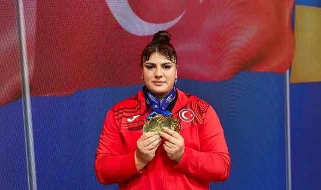 Milli halterci Tuana Süren, Avrupa Gençler Şampiyonası'nda 3 altın madalya elde etti