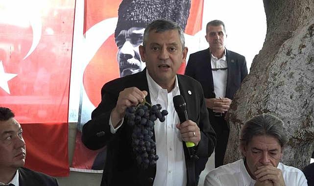 Özgür Özel Bursa’da çiftçilere seslendi: