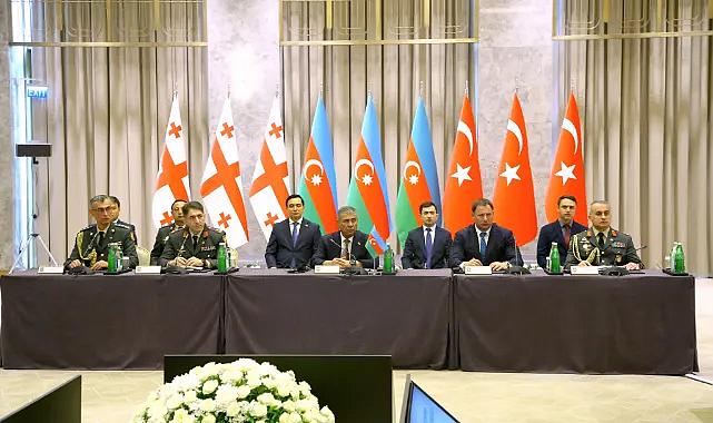 Türkiye-Azerbaycan-Gürcistan Üçlü Savunma Bakanları Toplantısı Şuşa'da düzenlendi