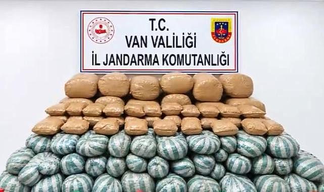 Van'da 517 kilogram uyuşturucu ele geçirildi