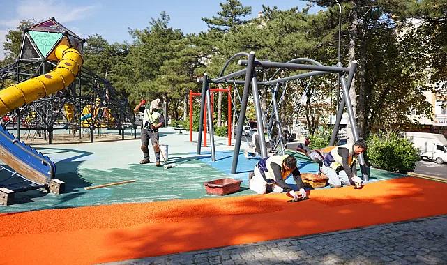Yıldırım'da parklar kışa hazırlanıyor