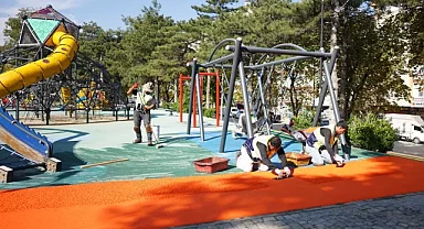 Yıldırım'da parklar kışa hazırlanıyor