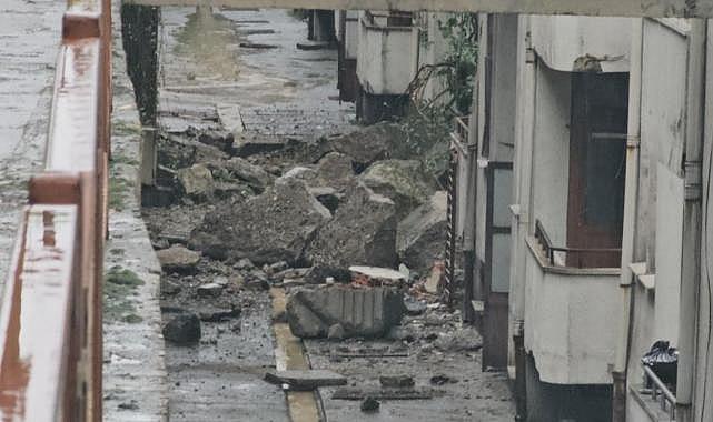 Zonguldak’ta heyelanın boyutu gün ağarınca ortaya çıktı: 49 daire tahliye edildi