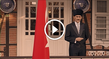 Bursa Büyükşehir'de anlamlı Atatürk Videosu
