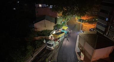 Bursa Büyükşehir ekiplerinden ulaşımda gece mesaisi