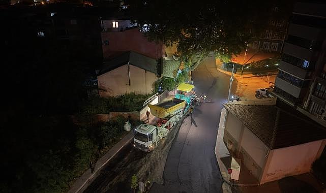 Bursa Büyükşehir ekiplerinden ulaşımda gece mesaisi